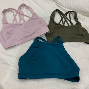 ONLY THE ; Blue Lululemon Sports Bra
